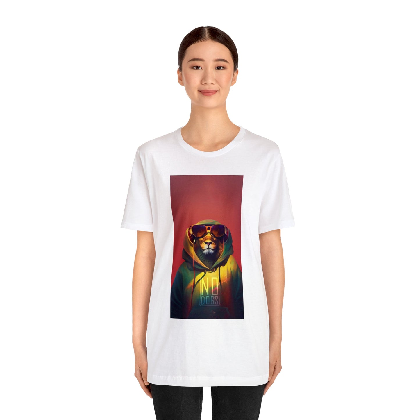 'No Dogs' Unisex Short Sleeve Tee - Monkey Junk Online