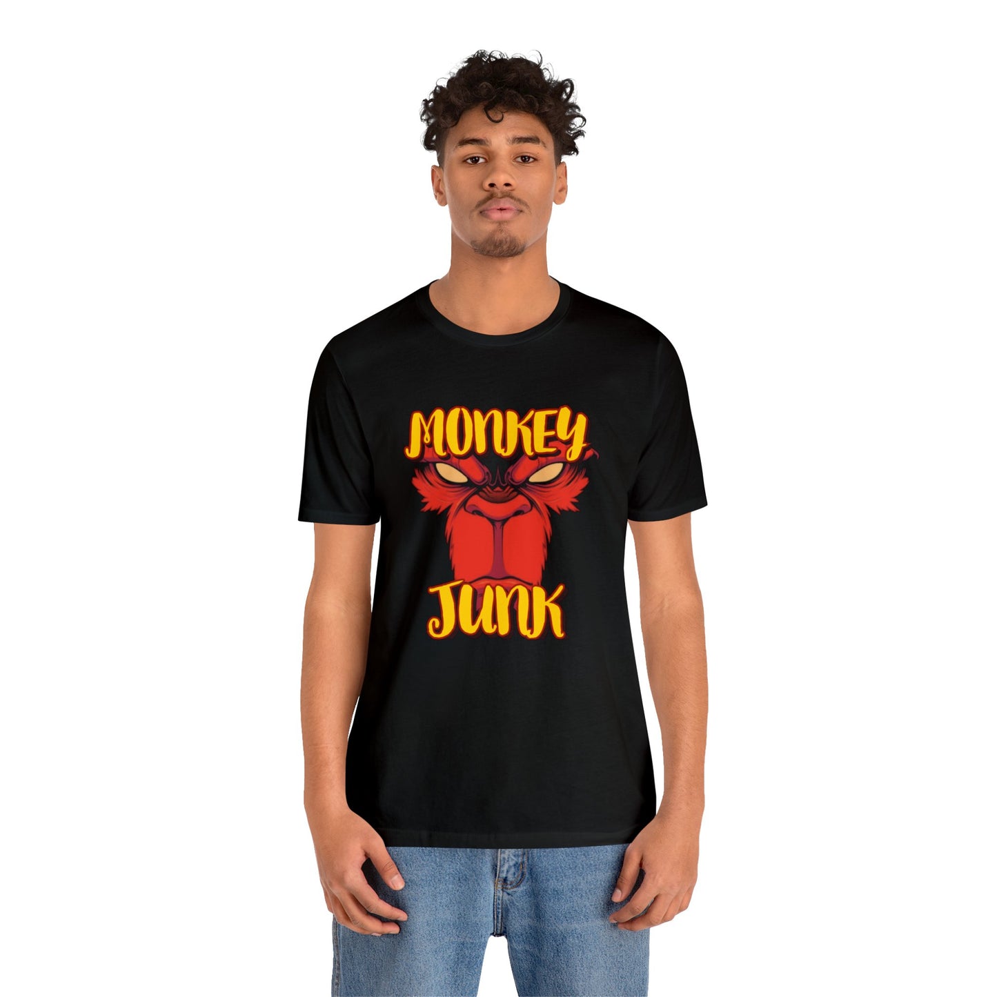 'Angry Monkey Junk' Unisex Short Sleeve Tee - Monkey Junk Online