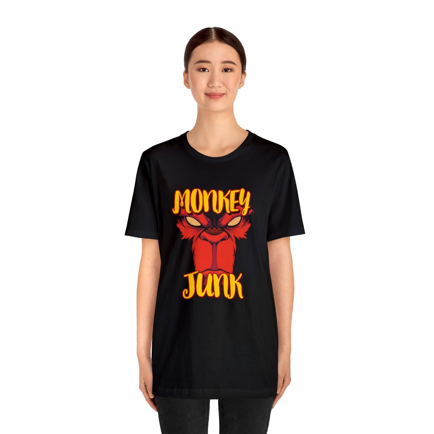 'Angry Monkey Junk' Unisex Short Sleeve Tee - Monkey Junk Online