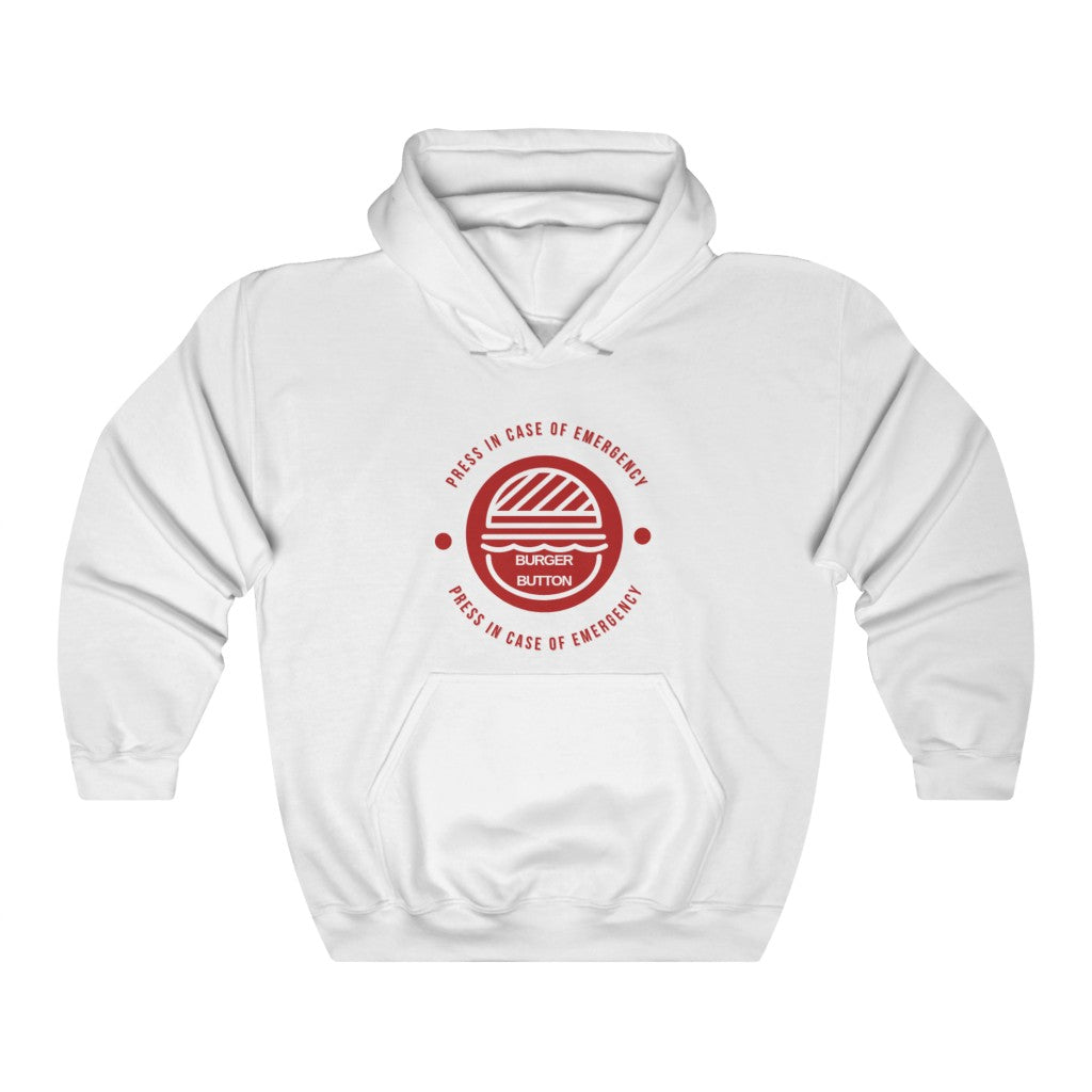 'Burger Button' Unisex Hoodie