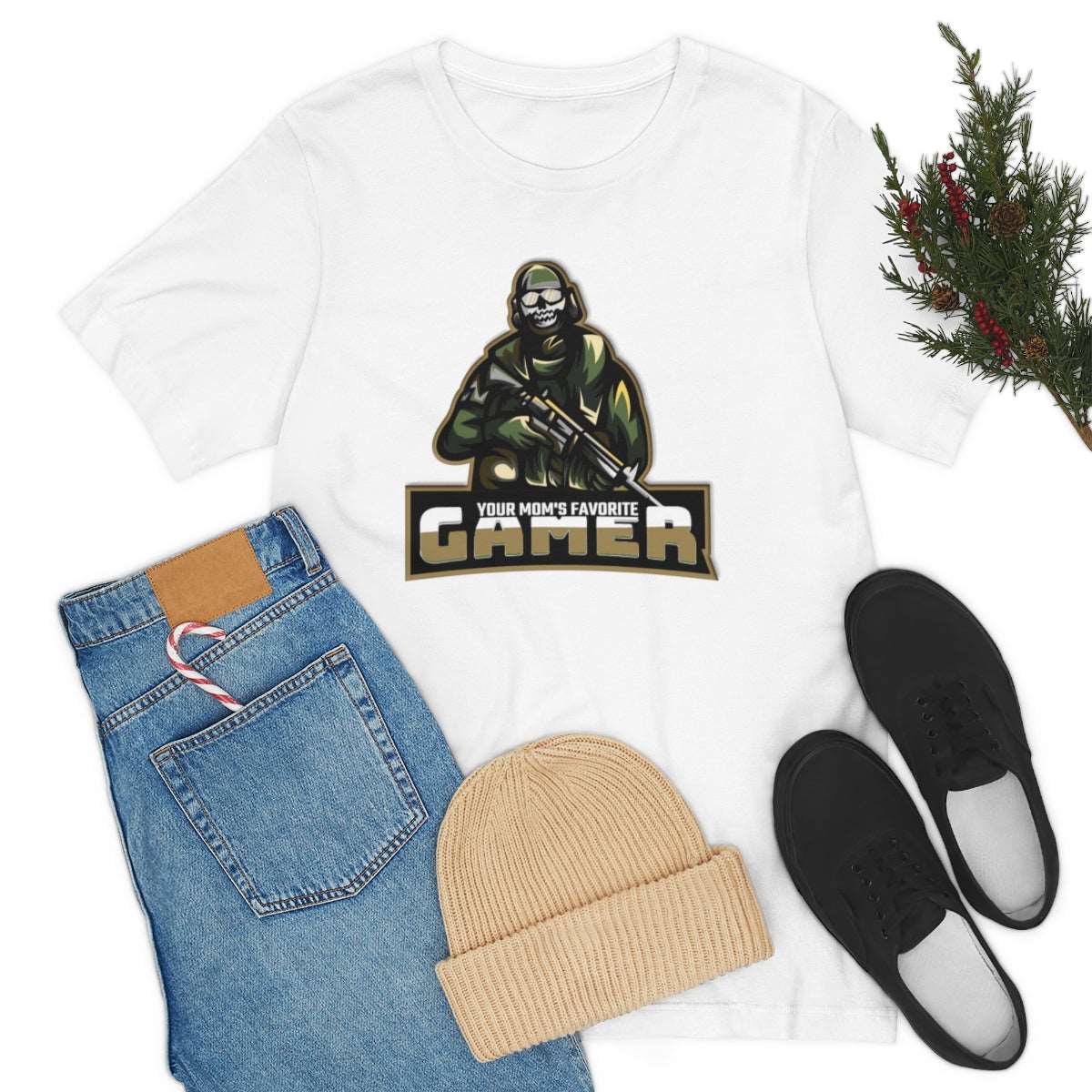 'Your Mom's Favorite Gamer' Men's Tee