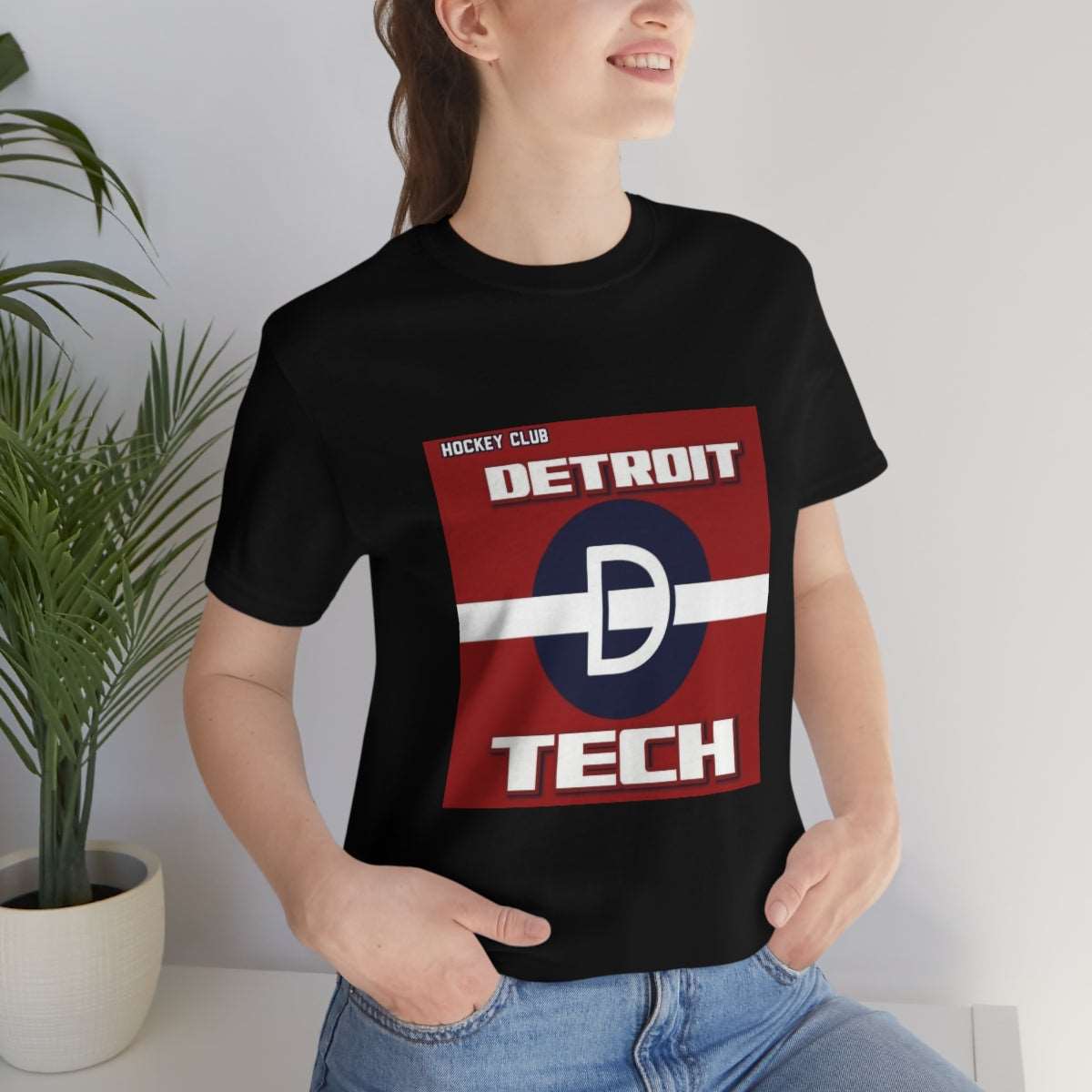 'Detroit D Tech' Mens Tee