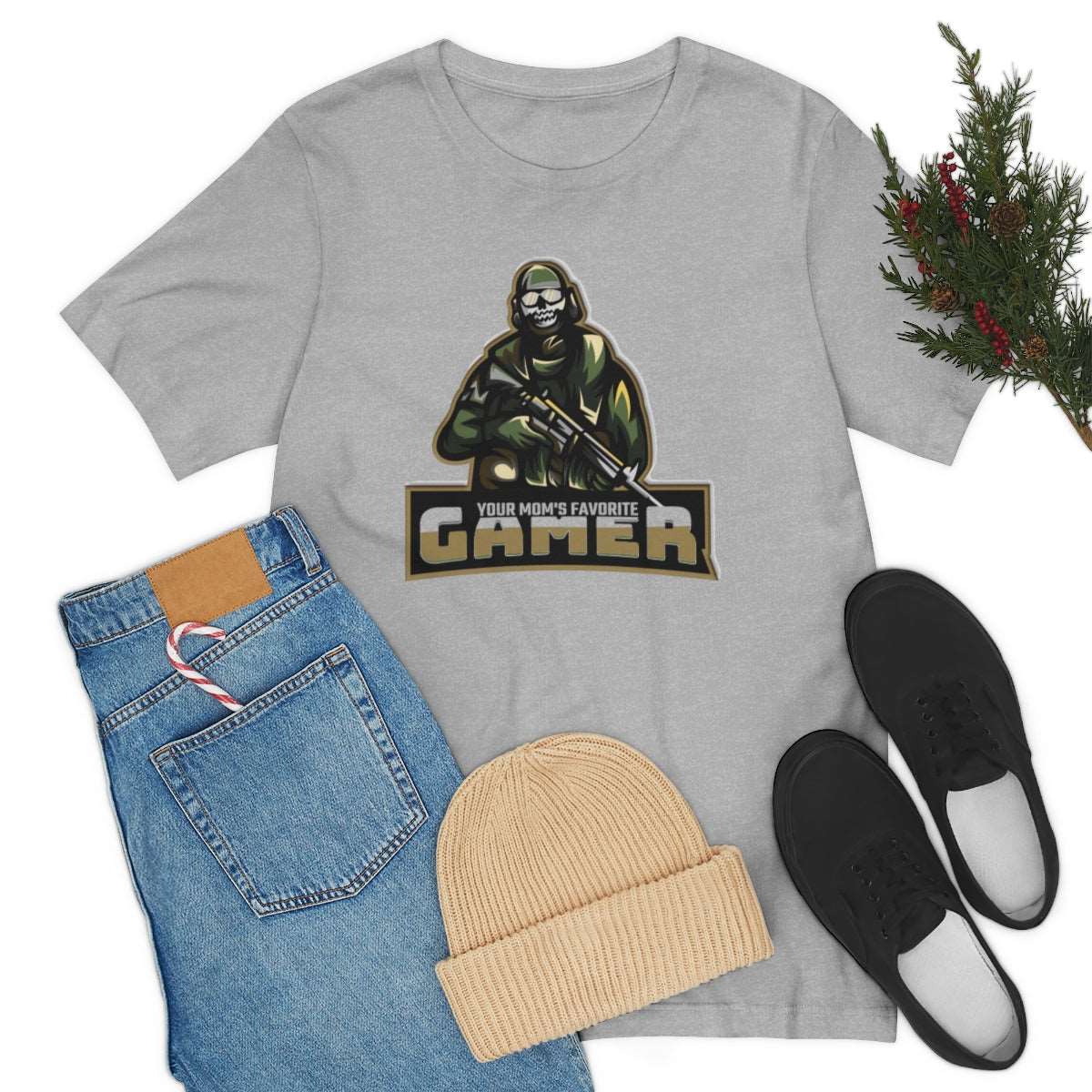 'Your Mom's Favorite Gamer' Men's Tee