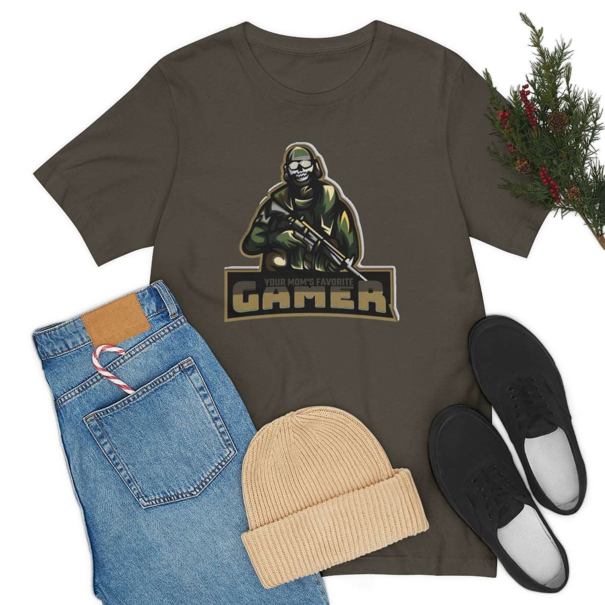 'Your Mom's Favorite Gamer' Men's Tee