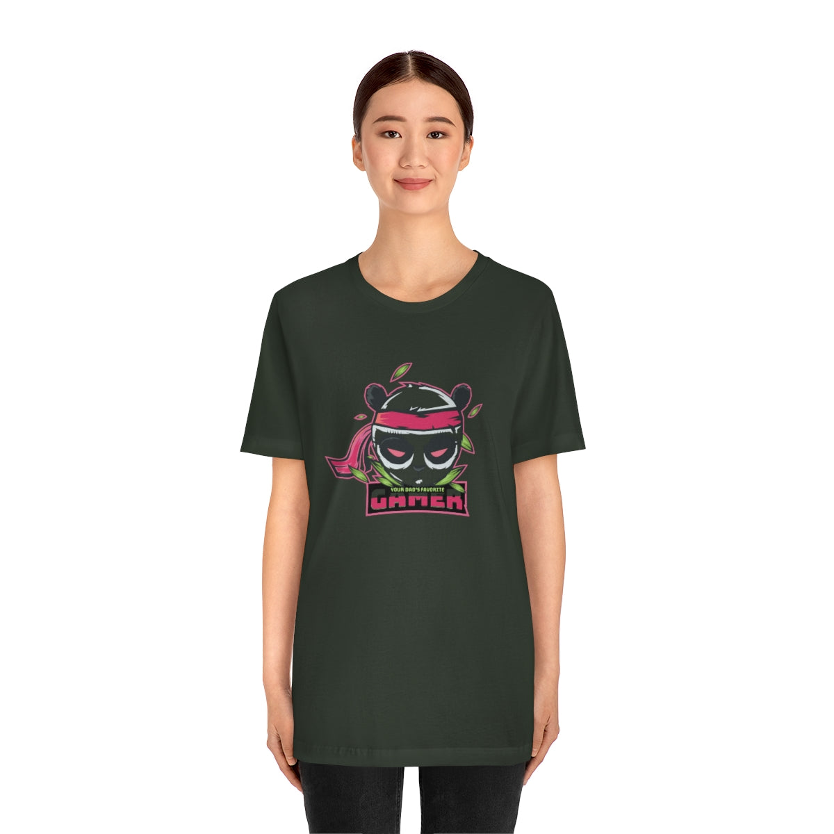 'Your Dad's Favorite Gamer' Women's Tee - Monkey Junk Online 