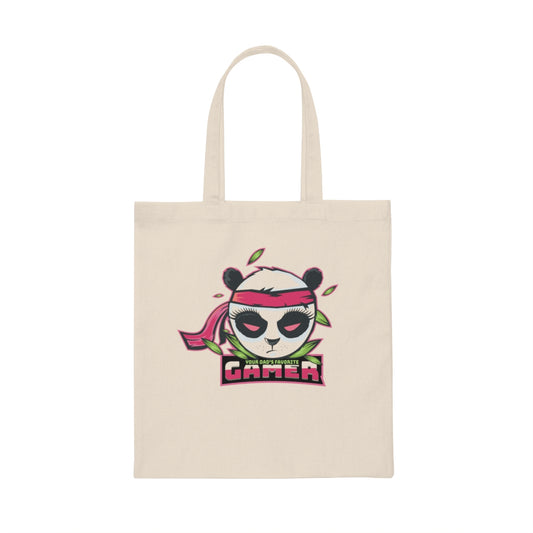 'Your Dad's Favorite Gamer' Tote Bag - Monkey Junk Online 