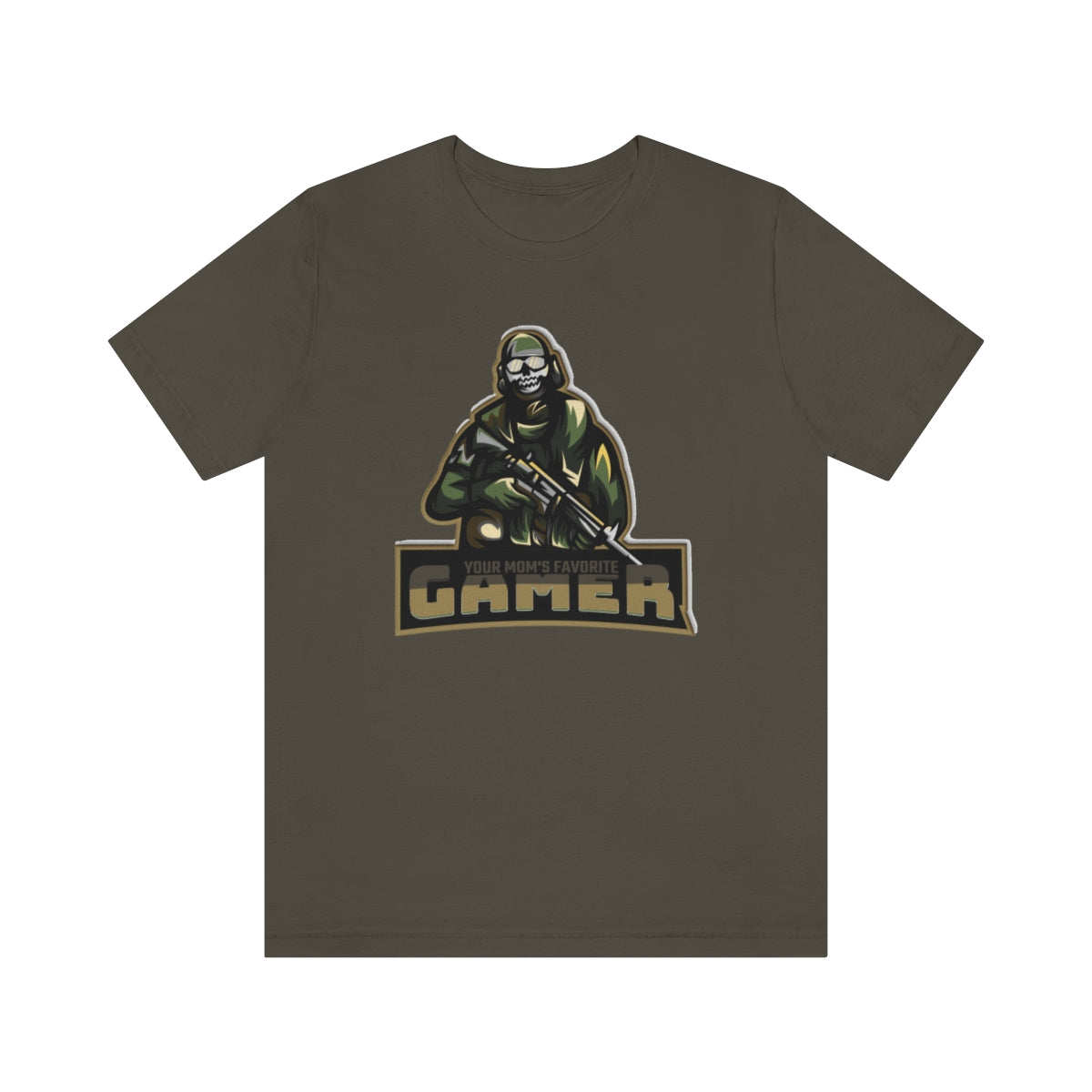 'Your Mom's Favorite Gamer' Men's Tee - Monkey Junk Online 