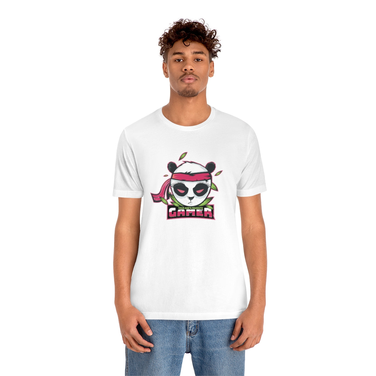 'Your Dad's Favorite Gamer' Women's Tee - Monkey Junk Online 