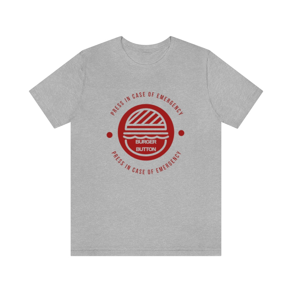 'Burger Button' Mens Tee