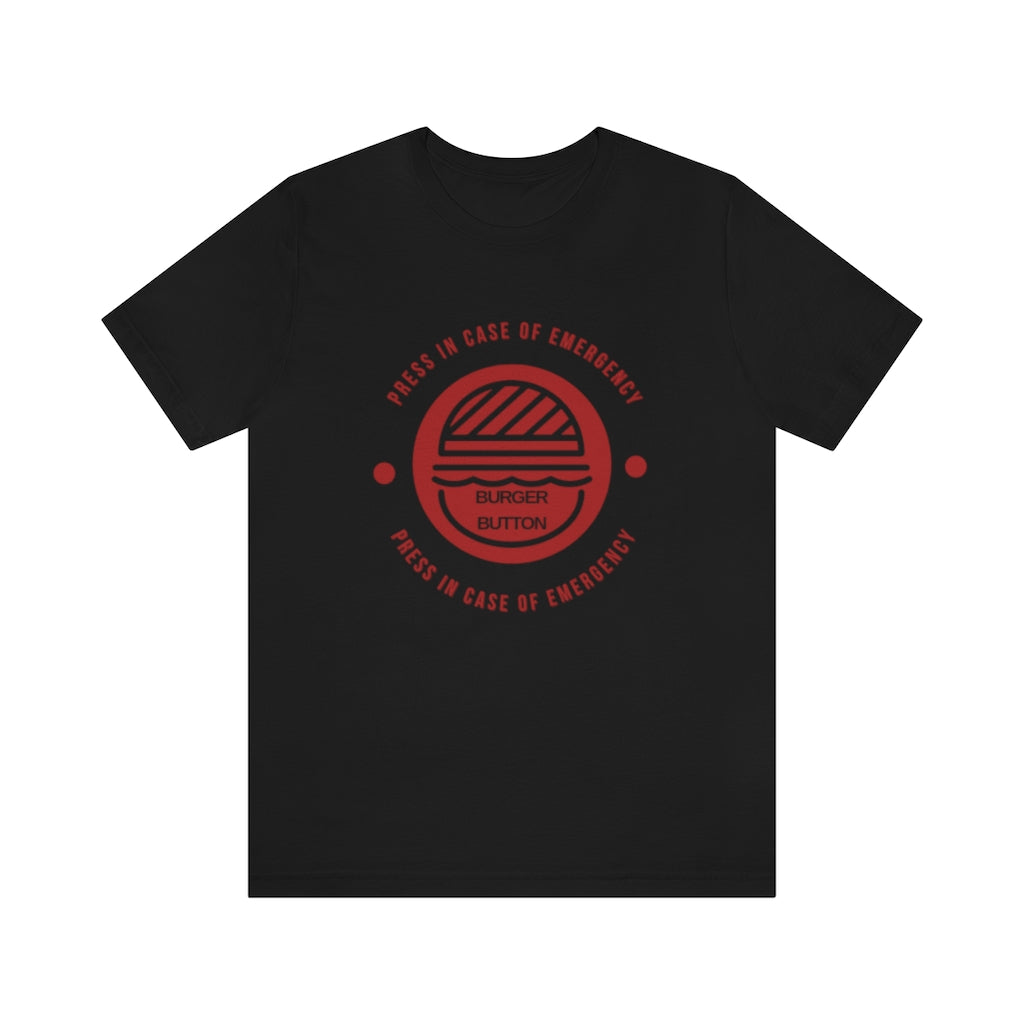 'Burger Button' Mens Tee