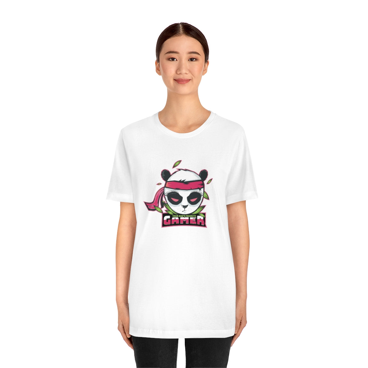 'Your Dad's Favorite Gamer' Women's Tee - Monkey Junk Online 