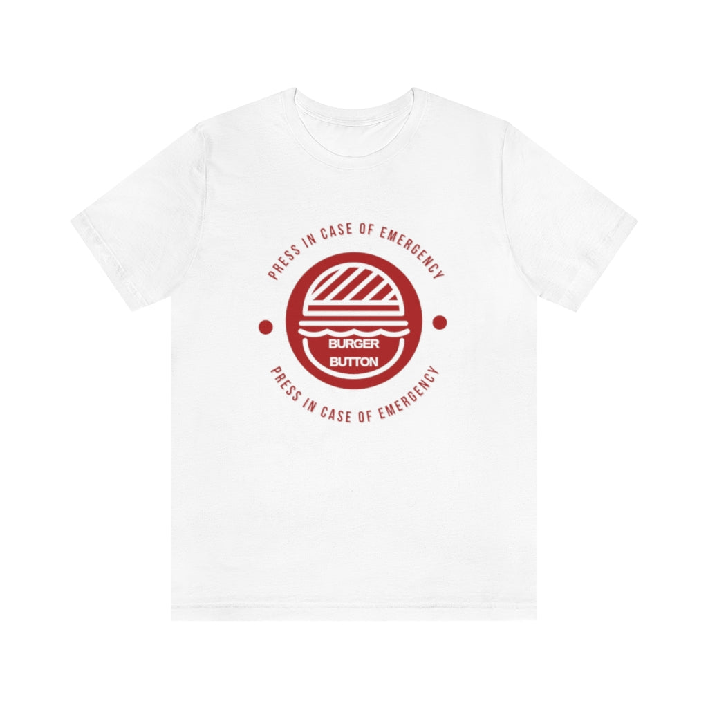 'Burger Button' Mens Tee