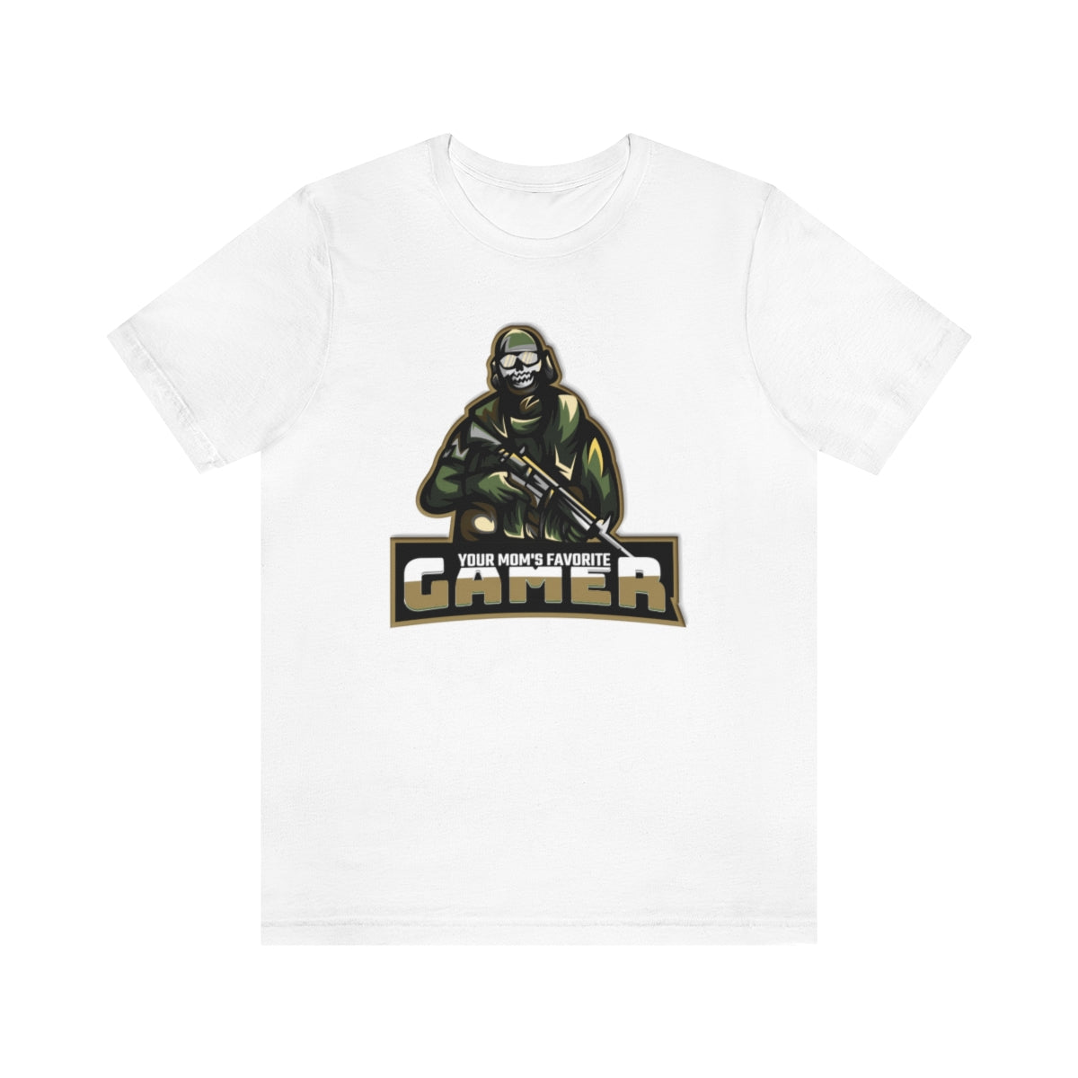 'Your Mom's Favorite Gamer' Men's Tee - Monkey Junk Online 